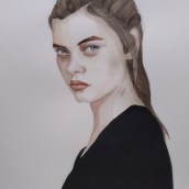 Mi Proyecto del curso: Retrato en acuarela a partir de una fotografía. Un proyecto de Ilustración de retrato de Isabel Morilla - 06.09.2020