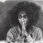 Nneka. Desenho realista projeto de paolaqsd - 07.02.2018
