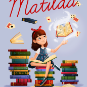 Matilda - diseño de personajes y portada. Traditional illustration project by Maria Rodríguez Castro - 04.10.2020