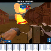 Battle of the outlaws (multiplayer unpublished prototype). Video Games, and Game Development project by Jose Goncalves - 01.13.2012