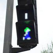 Lemmings traffic light. Un proyecto de Motion Graphics, Cine, vídeo, televisión, Arte urbano, VFX, Animación 3D, Creatividad, Pixel art y Desarrollo de videojuegos de Javi Aledo - 15.09.2020