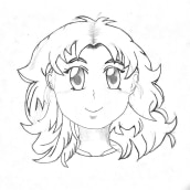 CARA DE CHICA; Nombre del personaje Alessia Creación de personajes manga. Un proyecto de Animación de personajes de humbertorp79 - 16.09.2020