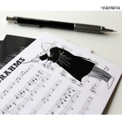 Serie Brahms. Ilustração tradicional projeto de grace mallea - 20.08.2019