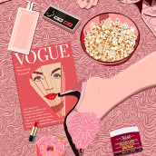 Vogue & Netflix. Digital Illustration project by Jokin de Cerio - 09.19.2020