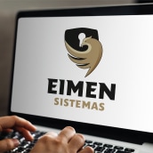 Imagen corporativa para Eimen Sistemas. Un proyecto de Diseño, Br, ing e Identidad, Diseño gráfico y Diseño de logotipos de Verónica Fernández - 25.03.2020