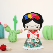 Frida Kahlo. Arts, Crafts, Pattern Design, Creativit, and Sewing project by Agus Sierra - 09.25.2020