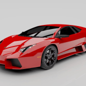 3D/ Modelado Digital - Lamborghini Reventón . Un proyecto de 3D de Pablo Arenzana - 26.09.2020