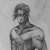 Meu projeto do curso: Ilustração para quadrinhos: a anatomia de um super-herói. Desenho a lápis projeto de Giovanni Costa - 25.09.2020