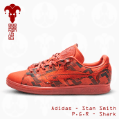 Sneaker - Adidas Stan Smith P.G.R Shark. Un progetto di Design e Pittura di Enyerman Rubin - 07.10.2020