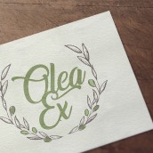 Aceite Olea Ex. Design, Traditional illustration, and Lettering project by Raquel Hernández Sánchez - 10.14.2020