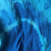 Mi Proyecto del curso: Introducción al teñido shibori . Textile D, and eing project by macarenamoralesl - 10.17.2020