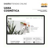 Diseño Web: UANA Cosmética. Projekt z dziedziny Design, Projektowanie graficzne, Web design, Tworzenie stron internetow, ch i  e-commerce użytkownika Dadú estudio - 23.10.2020