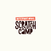 ScratchCamp - Event branding. Traditional illustration, Graphic Design, Lettering, and Digital Lettering project by High Contrast - 02.26.2020