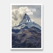 Matterhorn Ein Projekt aus dem Bereich Grafikdesign, T und pografie von Berta Mora Die - 22.11.2016