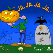 Halloween. Projekt z dziedziny Trad, c i jna ilustracja użytkownika Juan Antonio Sánchez Díaz - 31.10.2020