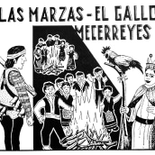 Las Marzas - El Gallo - Ilustración. Character Design, and Graphic Design project by Marcos González González - 11.01.2020