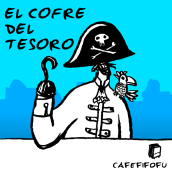 Mi Proyecto del curso: El cofre del tesoro - Cafefifofu. Un proyecto de Animación, Animación 2D y Humor gráfico de Alberto de Castro - 01.11.2020