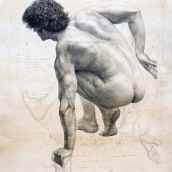 Miletus, étude. Fine Arts, Pencil Drawing, Drawing, Portrait Drawing, Realistic Drawing, Artistic Drawing, and Figure Drawing project by Shane Wolf - 11.03.2020