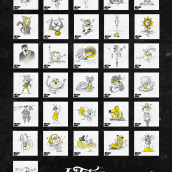 Mi Proyecto del curso: Introducción a la creación de personajes estilo cartoon por Miguel Bencomo. Ilustração tradicional projeto de Bencomo1509 - 03.11.2020