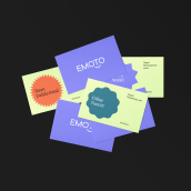 Emoto. Un proyecto de Br, ing e Identidad, Diseño Web y Diseño de iconos de María Dobarro Bello - 06.11.2020