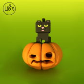 Halloween. Un proyecto de 3D y Diseño de personajes 3D de Laura Fernandez Olivar - 07.11.2020