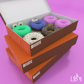 Donuts. Un proyecto de 3D y Diseño 3D de Laura Fernandez Olivar - 06.11.2020