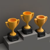 Trophy Collection. 3D, and Product Design project by Agustín Arroyo - 11.10.2020