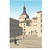 Ilustración Madrid.. Traditional illustration, and Digital Drawing project by Mikel Martinez Medrano - 11.11.2020