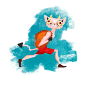 Diablita. Ilustração tradicional, Design de personagens, Ilustração digital e Ilustração infantil projeto de Barbara Araya - 13.11.2020