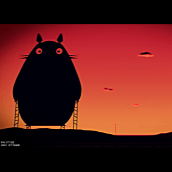 Totoro de Osborne / 90s Loop. 3D, and 3D Animation project by Rafael Carmona - 11.17.2020