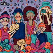 Todos Somos Quito. Ilustração tradicional, Ilustração digital e Ilustração infantil projeto de Maria Aguirre - 27.09.2020