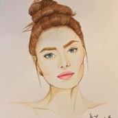 My project in Watercolor Portrait from a Photo course. Pintura em aquarela, e Desenho artístico projeto de Fernanda Barrera Ocejo - 21.11.2020