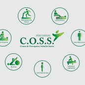 C.O.S.S - Centro de Osteopatía y Salud de Sarrià. Un proyecto de Diseño de carteles de Cristina Gómez Matamala - 25.11.2019