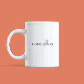 Branding Mug Homie Drinks. Un progetto di Br, ing, Br, identit e Design di loghi di Valeria Ferro - 28.11.2020