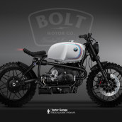 BMW R100 RS. Automotive Design project by Sergio Toribio - 11.26.2020
