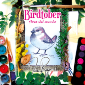 Birdtober. Ilustração tradicional, Desenho, e Pintura em aquarela projeto de Irene Roga - 10.12.2019