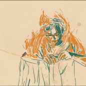 Días de pandemia (Cabeza frita). Un proyecto de Ilustración tradicional, Animación, Bellas Artes, Vídeo, Animación 2D y Dibujo digital de Miguel Angel Velasco Oropeza - 06.12.2020