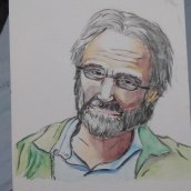 Meu projeto do curso: Caderno de retratos em aquarela. Watercolor Painting, and Portrait Drawing project by sherlockmang - 12.08.2020