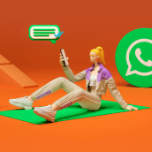 "Whatsapp" e "Hipotecas" de Humanismo Digital. Um projeto de 3D, Design de personagens, Design de moda, Design de personagens 3D e Desenho digital de Jaime Alvarez Sobreviela - 08.12.2020