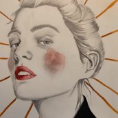 Retrato. Un proyecto de Ilustración de retrato de Sandra Lefort Vidal - 20.12.2020