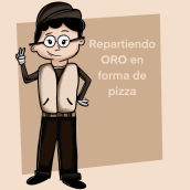 Pizza HUELIÁ. Un proyecto de Diseño de personajes e Ilustración digital de Angel Kenai Reséndiz Rodríguez - 29.12.2020
