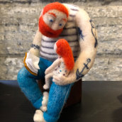 Mi Proyecto del curso: Needle felting: creación de personajes con lana y aguja. Escultura projeto de Jenny Pérez - 05.01.2021