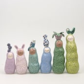 New Sculptures . Design, Character Design, Painting, Sculpture, and Ceramics project by Sandra Apperloo - 01.07.2021