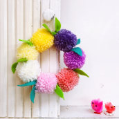 Mini Springtime wreath. Arts, and Crafts project by Christine Leech - 01.09.2021