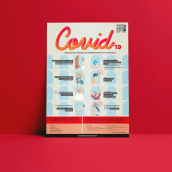 Diseño de infografía para hacer frente a la COVID-19 en la EOIP . Design de informação, Infografia, e Design de cartaz projeto de Leire San Martín - 10.01.2021