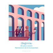 Segovia Patrimonio de la Humanidad . Un proyecto de Ilustración tradicional de Iñigo Garrido - 06.12.2020
