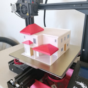 Mi casa con la Ender3 Pro. 3D Design projeto de Carlos Villamil - 13.01.2021