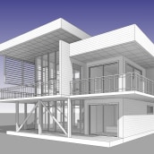 Mi Proyecto del curso: Diseño y modelado arquitectónico 3D con Revit. Un proyecto de Arquitectura, Arquitectura digital, Ilustración arquitectónica y Visualización arquitectónica de Jorge Santos - 20.01.2021