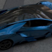 Diseño propio de coche superdeportivo . Un proyecto de Diseño de producto y Diseño 3D de snack - 20.06.2020