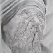 Madre Teresa . Un proyecto de Dibujo realista de Maria Maria - 28.01.2021